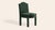 Contemporary Olive Linen Leo Dining Chairs by Ceraudo, Set of 2 For Sale - Image 3 of 7