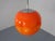 Orange Glass Ball Ceiling Lamp from Peill & Putzler, Germany, 1960s For Sale - Image 4 of 18