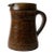 1960s Poterie d'Accolay Brutalist Tobacco-Glazed Ceramic Pitcher, 13cm/5.1" For Sale