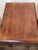 Chestnut 1850s American Primitive Honey Wood Accent Table With Sheraton Legs For Sale - Image 8 of 9