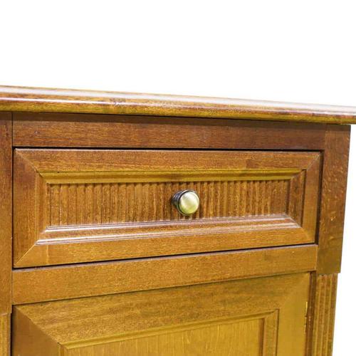 Wooden Nightstands with Curved Legs, Set of 2 For Sale - Image 4 of 11