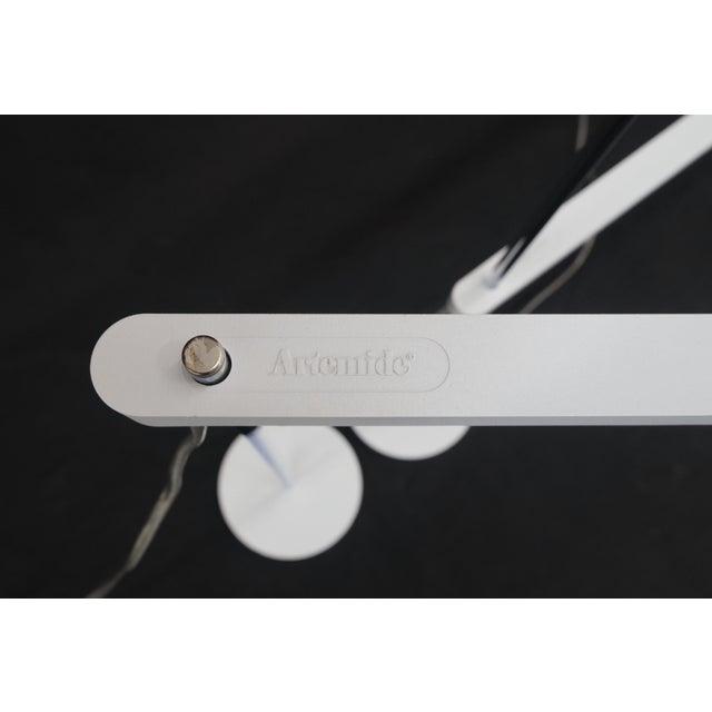 Mid Century Italian Modern Artemide Desk Lamps Adjustable Height - A Pair For Sale - Image 9 of 12