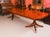 Hollywood Regency Vintage Regency Revivaltwin Pillar Dining Table and Chairs, Set of 11 For Sale - Image 3 of 12