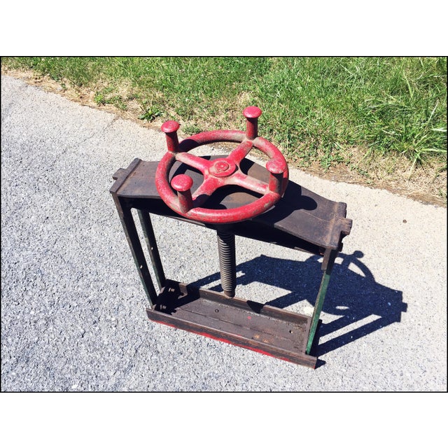 Vintage Industrial W.O. Hickok Keystone Cider Mill Apple Press Chairish