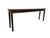 This 19th century console table is made from solid elm wood and features a simple, clean edge over a plain recessed apron....