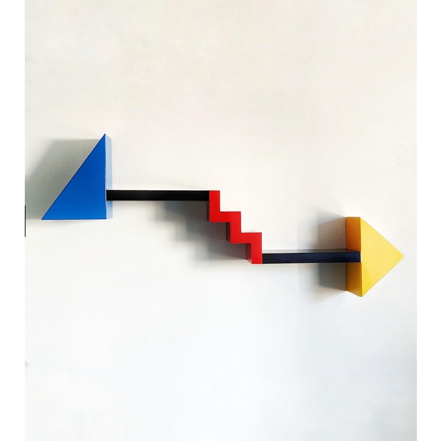 The Staircase Shelf by Jakob Mizrahi For Sale - Image 4 of 4