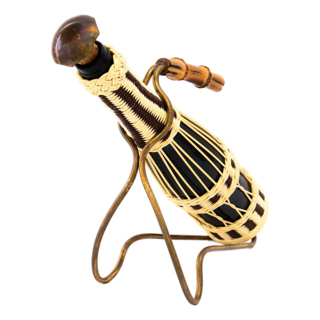 Bottle Holder with Original Bottle, Vienna, 1950s For Sale