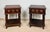 Pair of Spanish Carved Wood Nightstands, 20th Century For Sale - Image 4 of 11