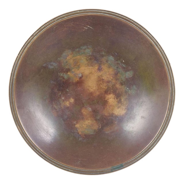 Art Deco Bronze Dish by Just Andersen, Denmark, 1940s For Sale