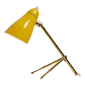 1950s Giuseppe Ostuni "Ochetta" Yellow Wall or Table Lamp for O-Luce