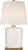 Transitional Thomas O'Brien by Visual Comfort Signature Mimi Table Lamp in Tea Stain with Linen Shade For Sale - Image 3 of 3