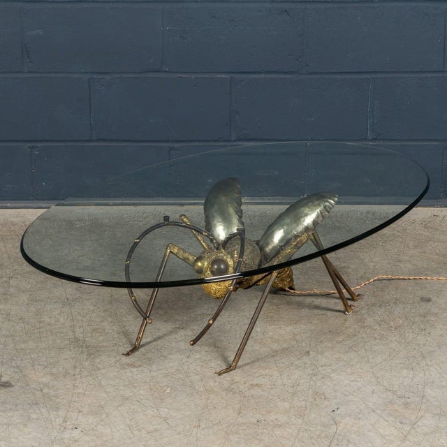 Vintage French Illuminating Coffee Table by Henri Fernandez c.1970 For Sale - Image 10 of 18