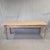 A charming, rustic antique early 1900s English natural weathered pine farmhouse kitchen or dining table with turned legs...