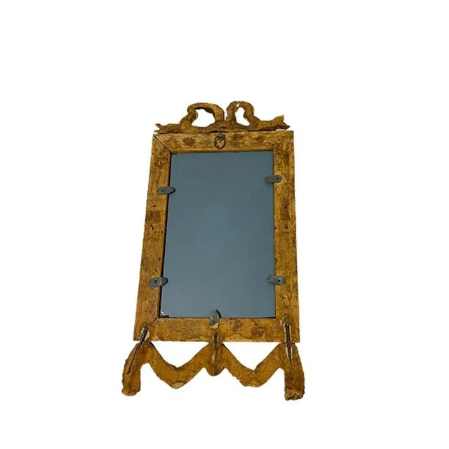 Miniature Giltwood Mirrors and Consoles Set, Set of 6 For Sale - Image 10 of 11