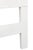 White Paul Frankl Style Mid Century Modern White Lacquered Wood King-Size Headboard, 1950's For Sale - Image 8 of 9