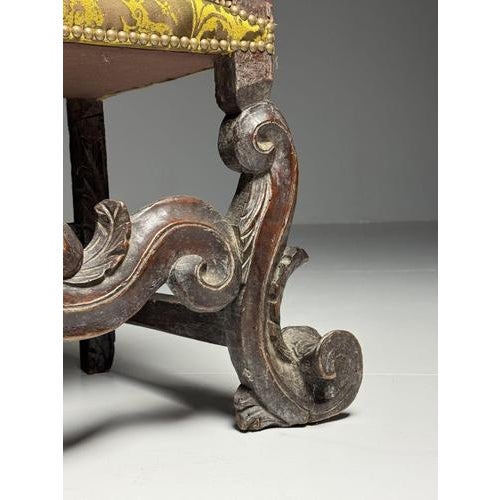 Antique Italian Chair, 1700s For Sale - Image 5 of 18