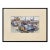 Vintage Figurative Landscape of Peniche, Portugal Harbor Boats by Buford Crossland For Sale