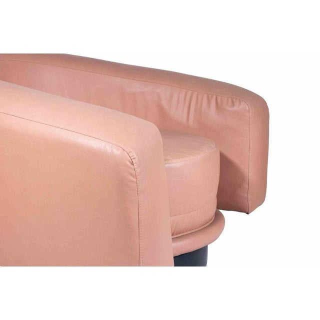 Pink Vintage Sofa and Armchairs, Italy, 1960s, Set of 3 For Sale - Image 8 of 10