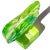 Neon Green Vintage Murano Salviati Luciano Gaspari Uranium Uv Reactive Yellow Green Italian Art Glass Abstract Sculpture For Sale - Image 8 of 11