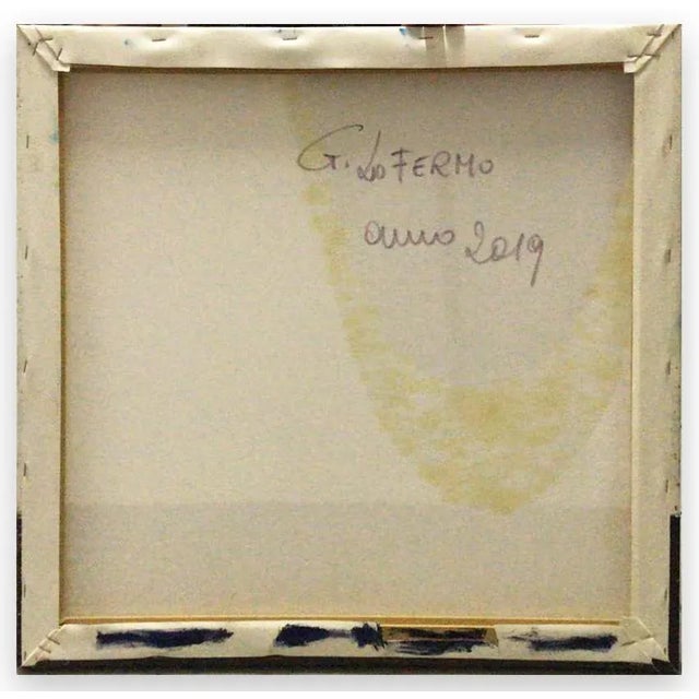 Contemporary Abstract Expression - Oil Painting 2019 by Giorgio Lo Fermo 2019 For Sale - Image 3 of 4