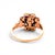 Mid 19th Century Antique Victorian 14k Gold Daisy Cluster Ring — Natural Rhodolite Garnets, Size 8 For Sale - Image 5 of 6