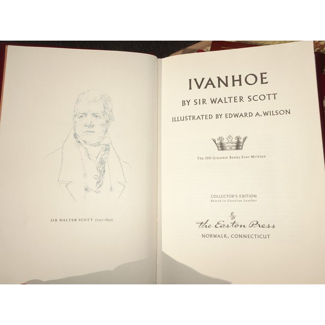 Paper Set of Four Collector Books, Walden, Jane Eyer, Ivanhoe & Gulliver's Travel For Sale - Image 7 of 12