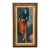 Original 1966 Figurative Dancer Oil Painting After Moses Soyer, Signed Molly Conviser For Sale