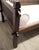 20th Century Thai Hardwood Daybed With Slatted Gallery, Cushion & Bolsters For Sale - Image 4 of 9
