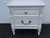 French Shabby Chic Painted Nightstand Side End Table 6571 For Sale - Image 10 of 11