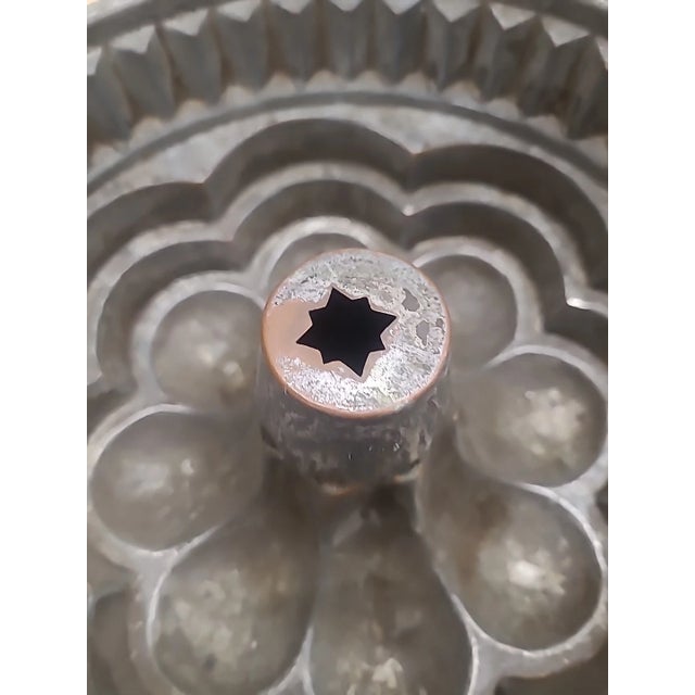 Antique German Copper Mold – g.m.t. & Bro. / Germany – Heavy Gauge Rolled Lip – 10” For Sale - Image 9 of 11