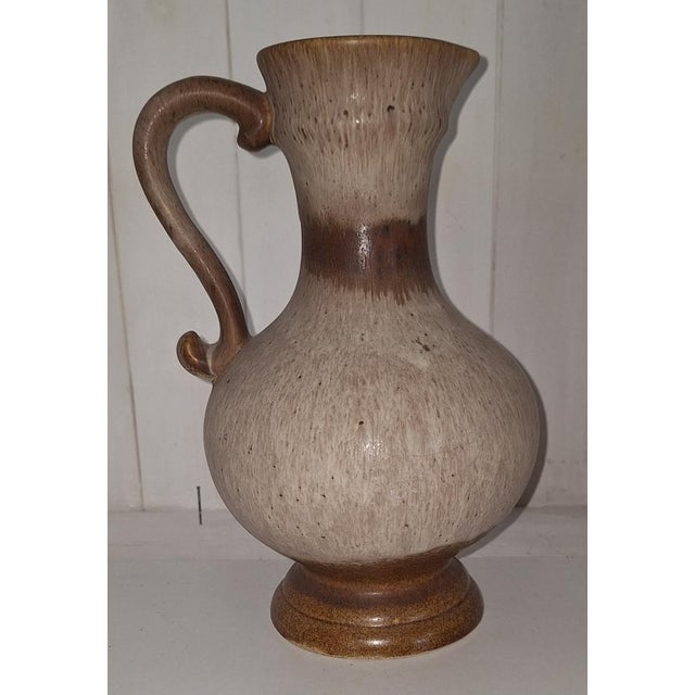 1980s Vintage Ceramic Handled Jug Vase from Stein-Keramik, 1980s For Sale - Image 5 of 5