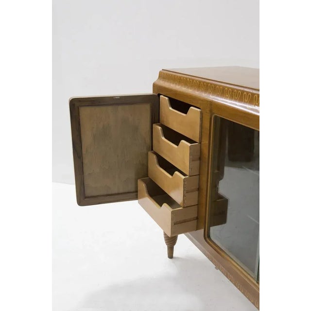 Mid-Century Modern Mid-Century Wooden Sideboard from Valzania, 1950s For Sale - Image 3 of 11