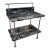 Vintage Black Marble Bar Cart For Sale