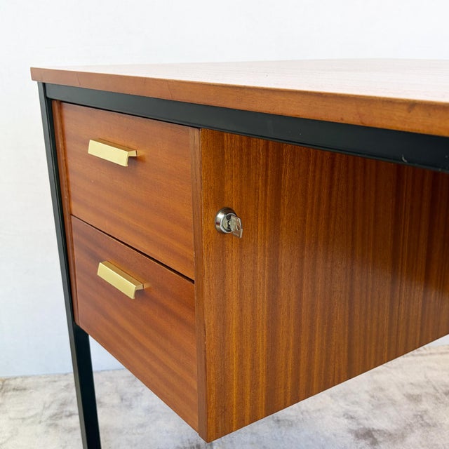 Teak Executive Desk from Abbess Linear, 1965 For Sale - Image 9 of 13