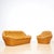 Sculptural 1970s Tufted Camel Lounge Chair & Sofa Set For Sale - Image 18 of 18