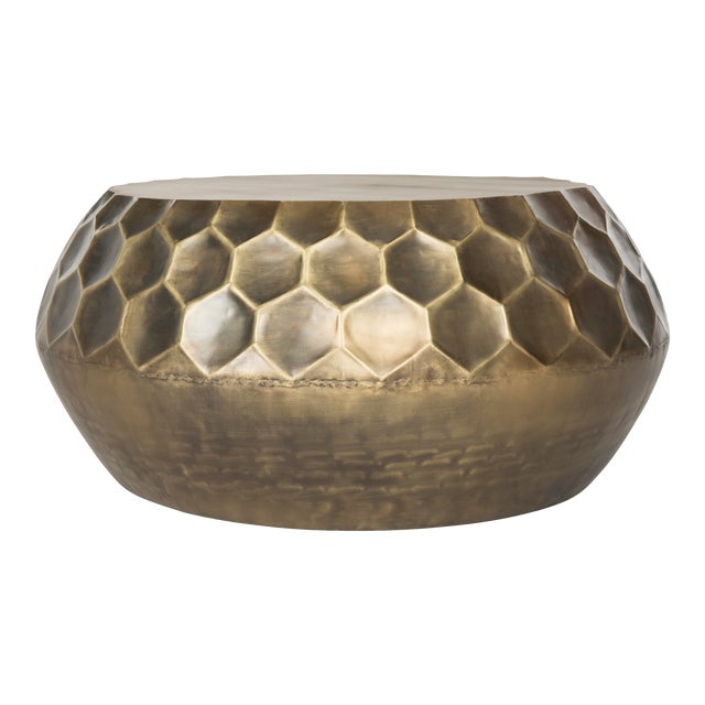 Coffee Table in Antique Brass Chairish