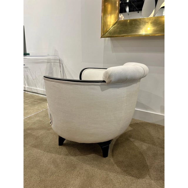 1940s American 40's Designer Art Deco Armchairs - a Pair For Sale - Image 5 of 10