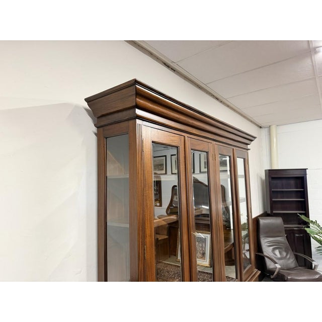 English Mahogany Display Bookcase For Sale - Image 6 of 18