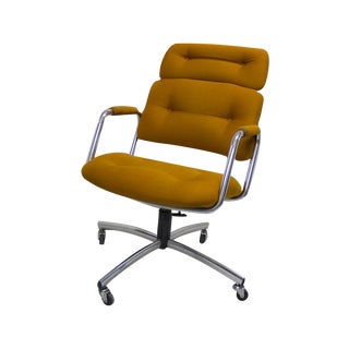1960s High-Backed Steelcase Office Chair For Sale