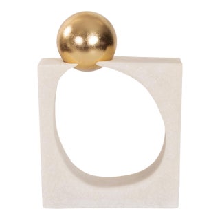Perched Golden Orb For Sale