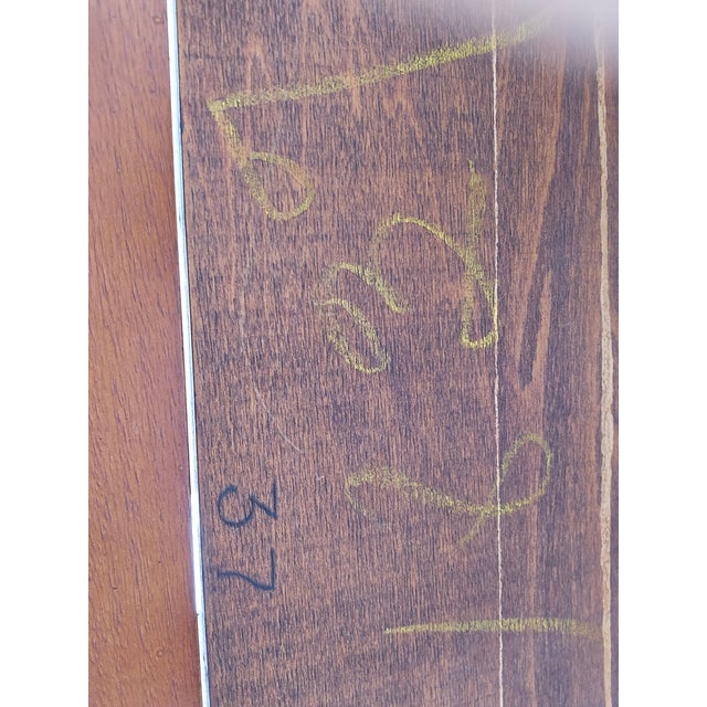 Early 20th Century Kidney Shaped Music Stand Writing Desk With Brass Gallery For Sale - Image 18 of 18