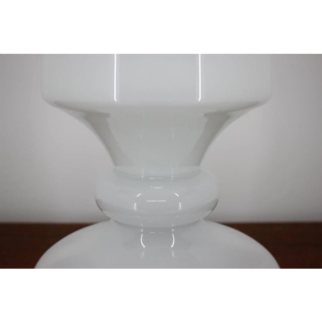 1970s Opaline Glass Table Lamp by Stefan Tabery, 1970s For Sale - Image 5 of 7