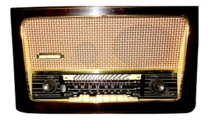 Large Aja German Radio Console Circa 1950s