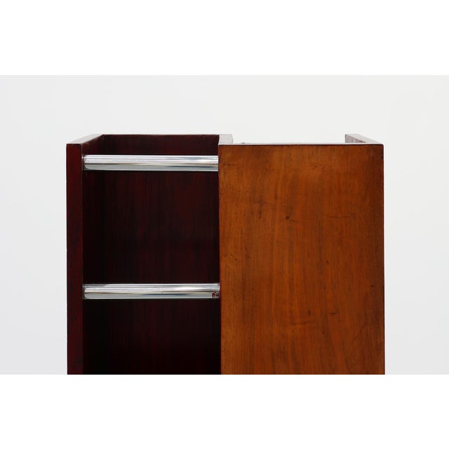 Black Art Deco Early Umbrella Stand in Wood and Metal, France, 1910s For Sale - Image 8 of 12
