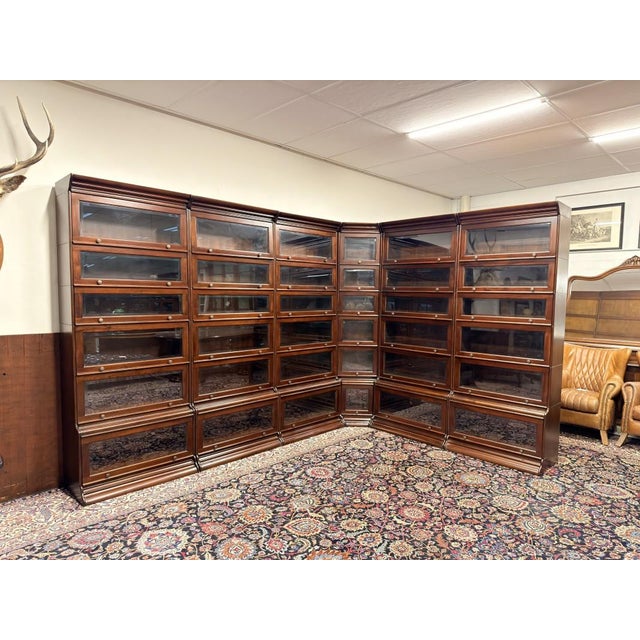 Vintage English Corner Bookcase For Sale - Image 3 of 18