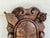 Wood Antique French Gothic Wall Plaque Coat of Arms Carved Oak Renaissance C1890 For Sale - Image 7 of 18