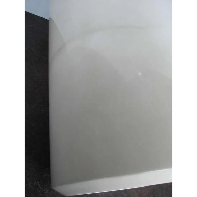 1960s Sleek Karl Springer Style Coffee Table For Sale - Image 5 of 6