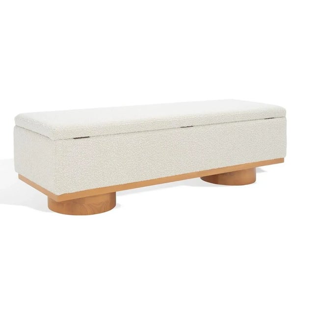 Vianna Boucle Bench - Cream For Sale In Philadelphia - Image 6 of 10