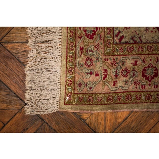 Antique Tabriz Hadjalili Rug For Sale - Image 3 of 12