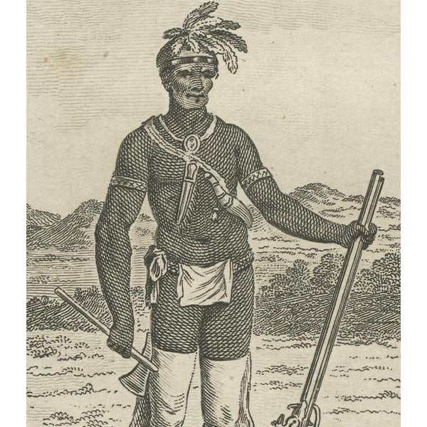 Antique North American Tribes Around the Mississippi, 1787, Paper For Sale - Image 3 of 9